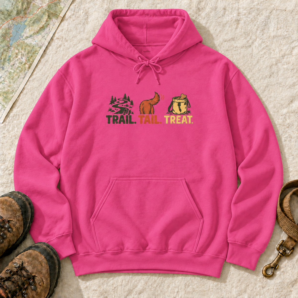 Trail, Tail & Treat Dog Hiking Hoodie | Buddy Outfitters