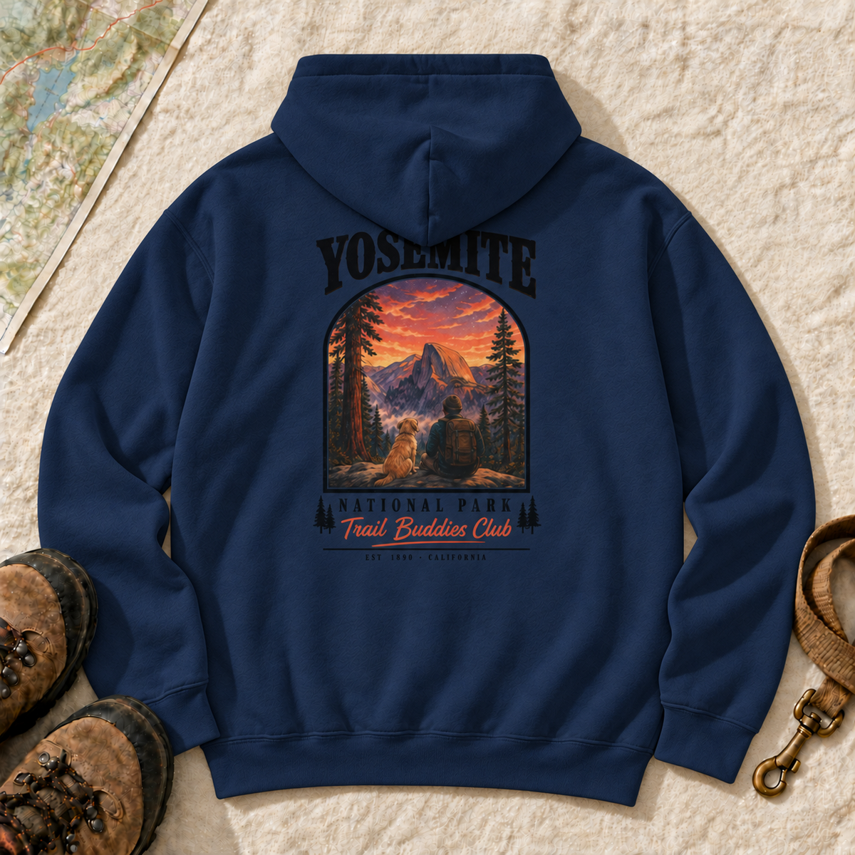 Yosemite Trail Buddies Club Hoodie | Buddy Outfitters