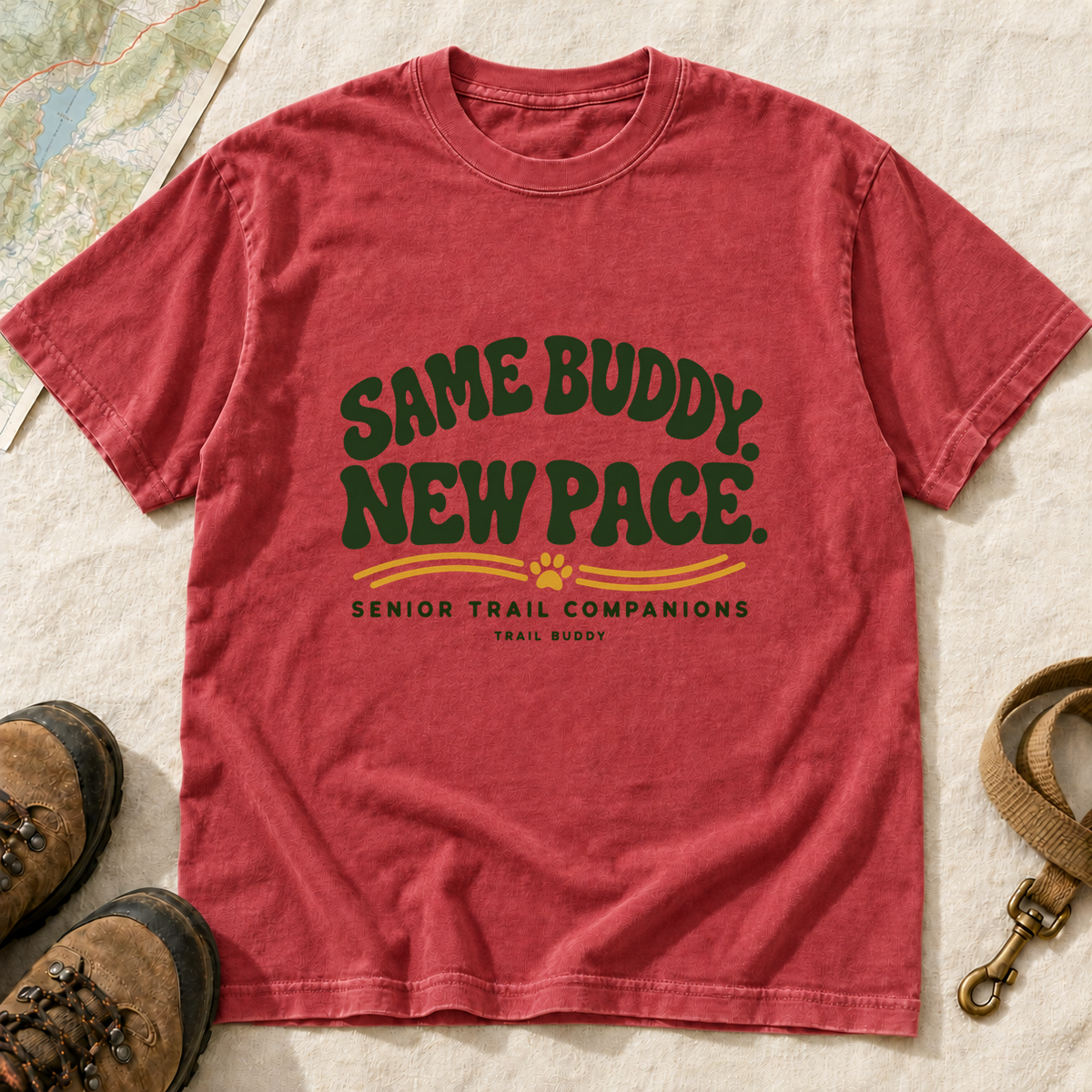 Same Buddy New Pace Senior Dog Hiking T-Shirt | Buddy Outfitters