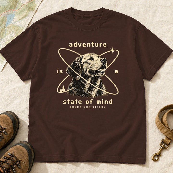 Adventure Is a State of Mind Labrador T-Shirt | Buddy Outfitters
