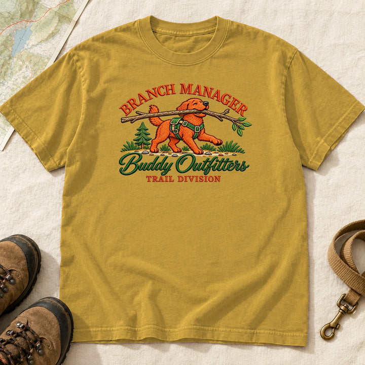 Branch Manager Dog Hiking T-Shirt | Buddy Outfitters