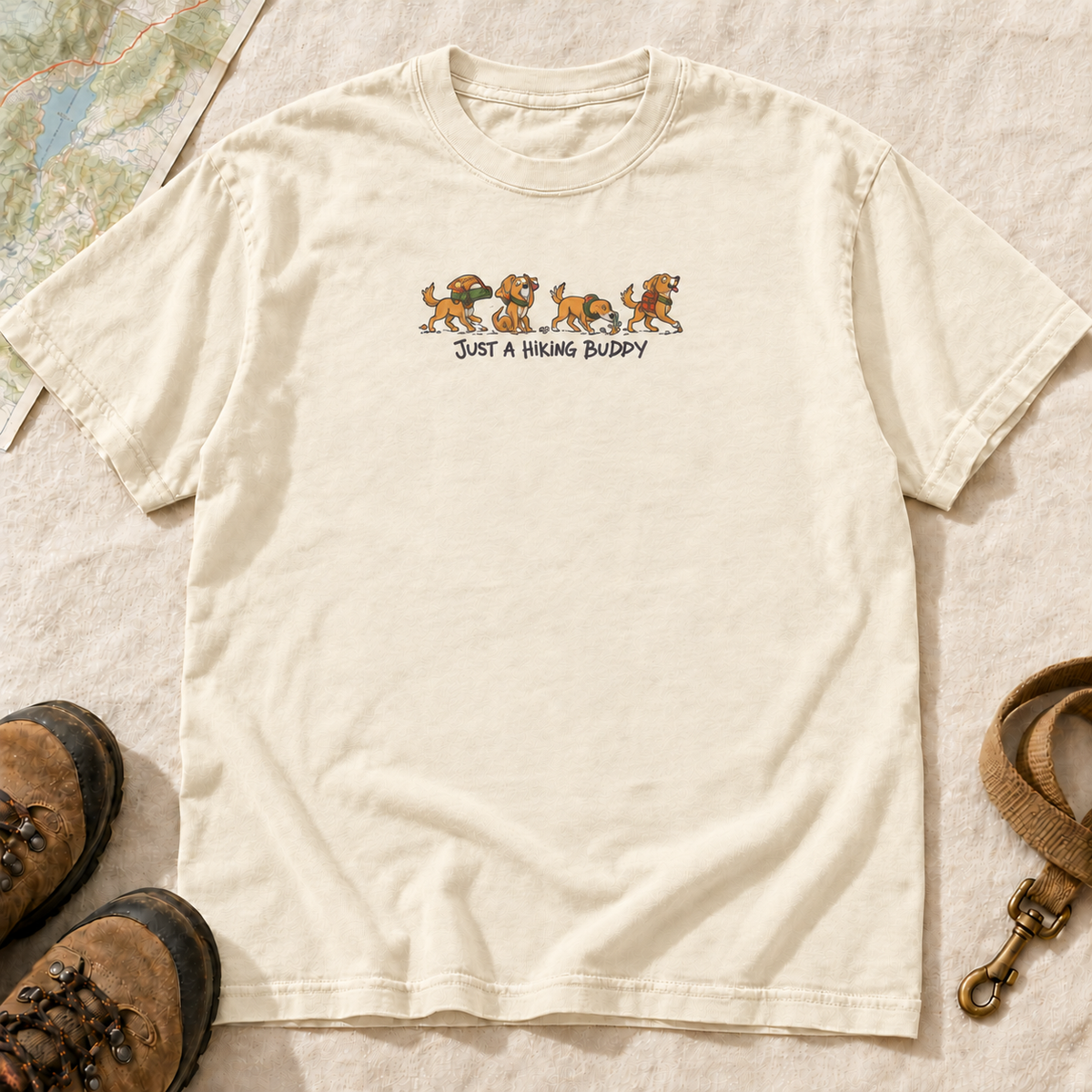Just a Hiking Buddy Dog Graphic T-Shirt | Buddy Outfitters