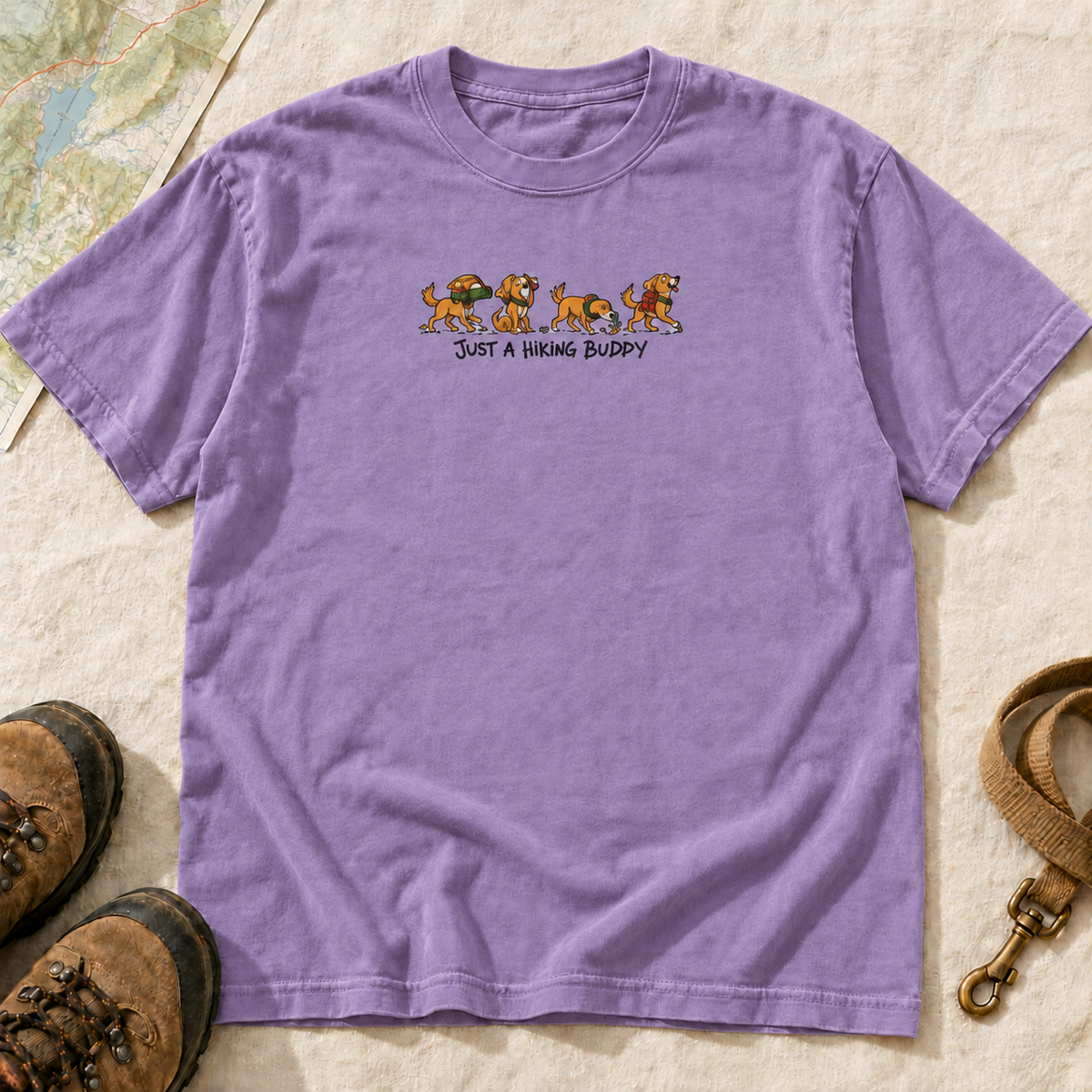 Just a Hiking Buddy Dog Graphic T-Shirt | Buddy Outfitters