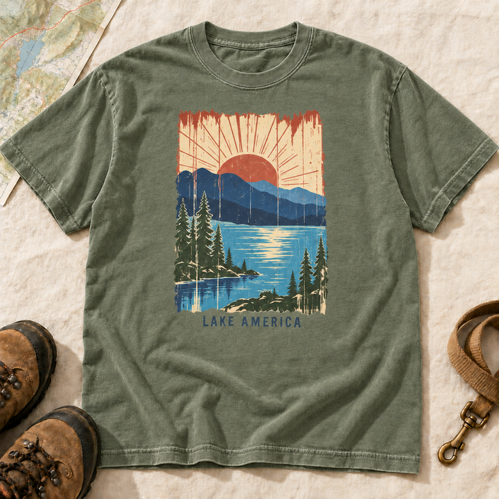 Lake America Scenic Outdoors T-Shirt | Buddy Outfitters