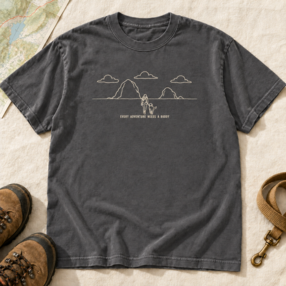 Every Adventure Needs a Buddy Mountain Hiking T-Shirt | Buddy Outfitters
