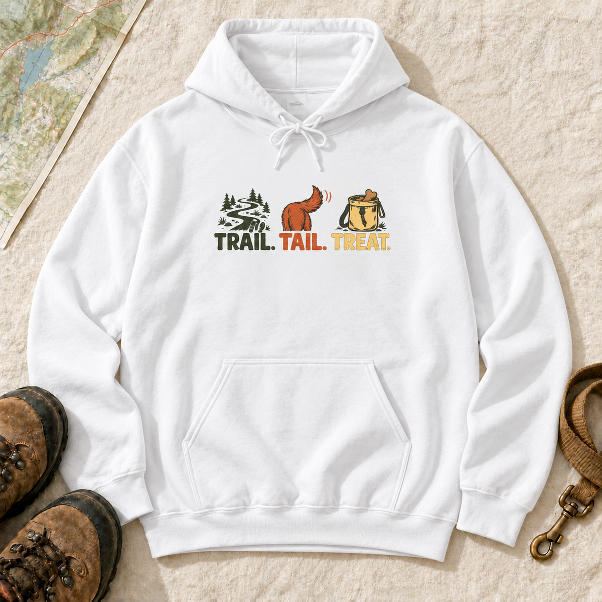 Trail, Tail & Treat Dog Hiking Hoodie | Buddy Outfitters