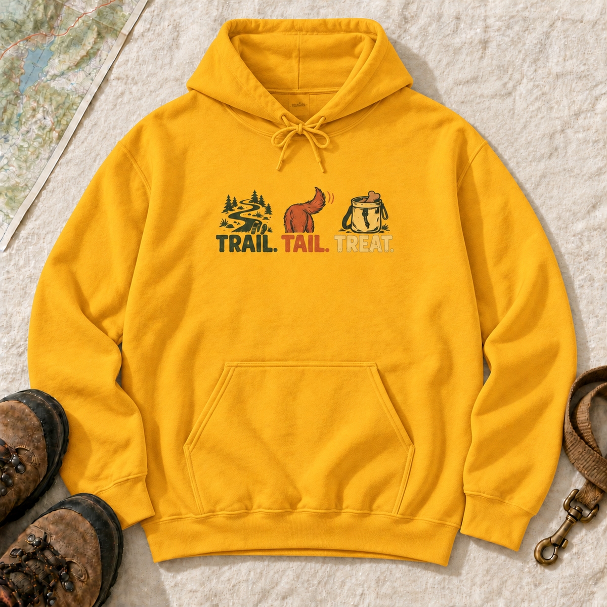 Trail, Tail & Treat Dog Hiking Hoodie | Buddy Outfitters