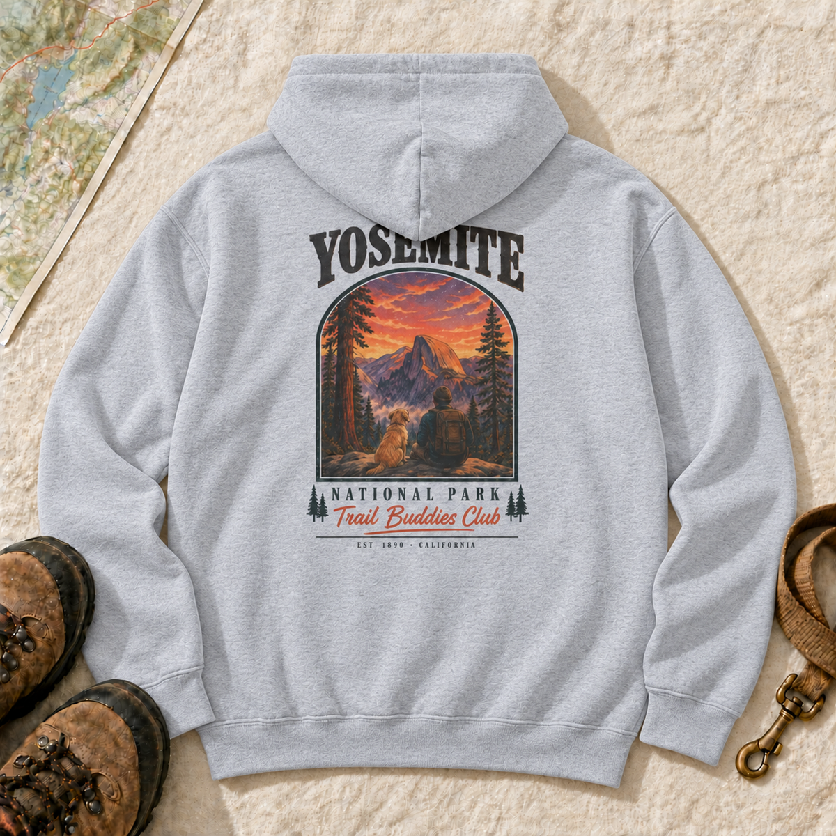 Yosemite Trail Buddies Club Hoodie | Buddy Outfitters