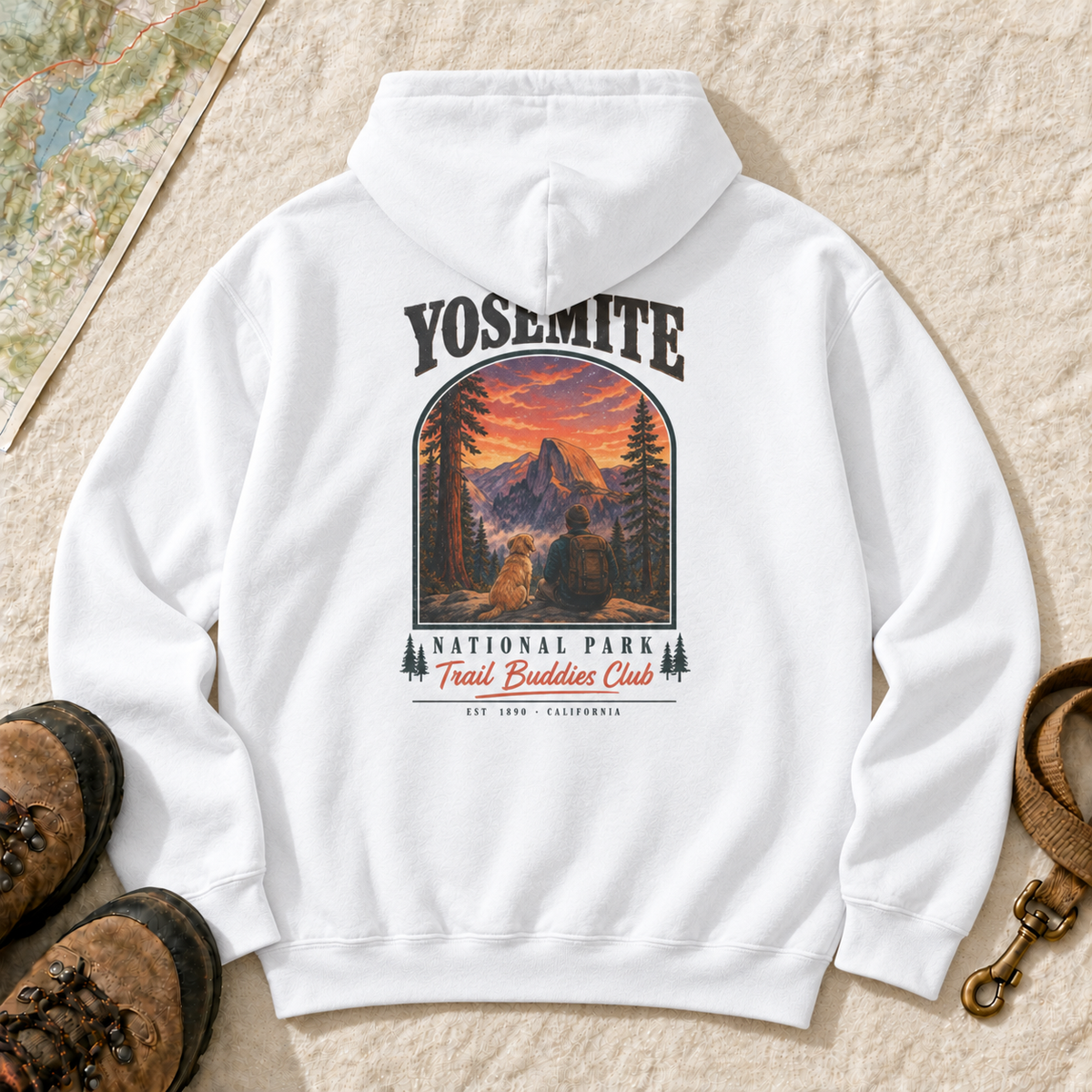 Yosemite Trail Buddies Club Hoodie | Buddy Outfitters