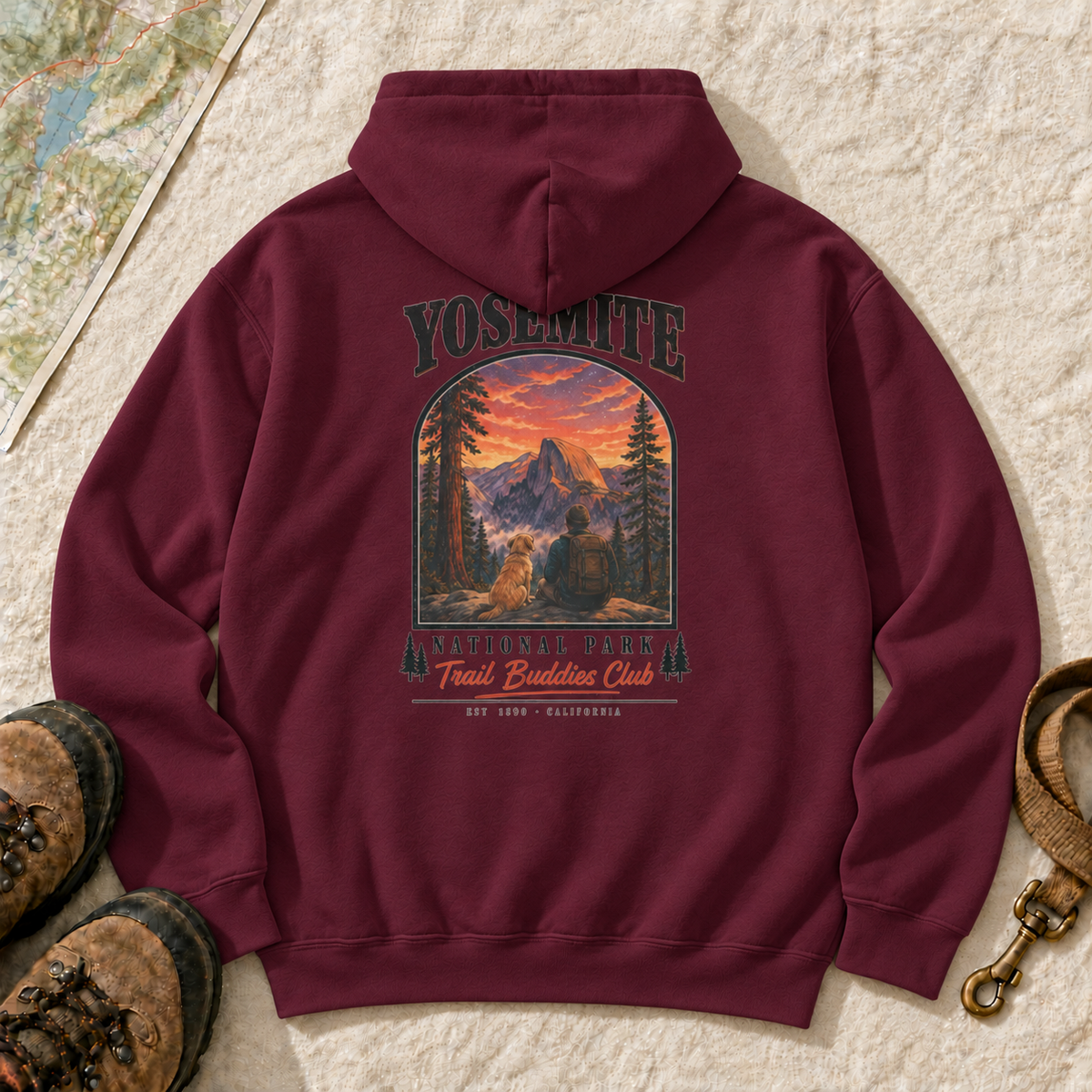 Yosemite Trail Buddies Club Hoodie | Buddy Outfitters
