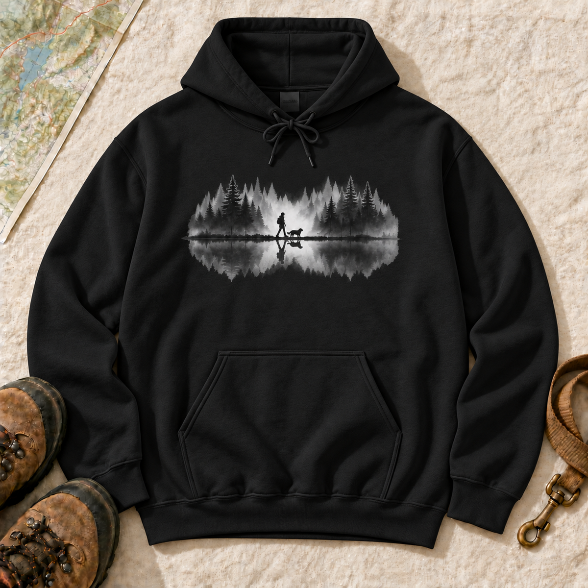 Lakeside Dog Walk Hoodie | Buddy Outfitters