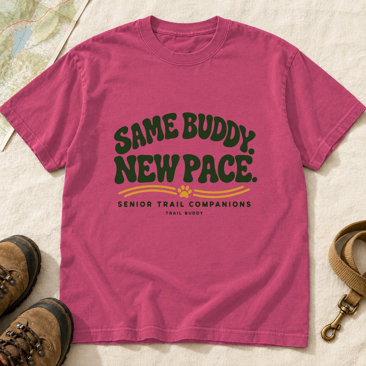 Same Buddy New Pace Senior Dog Hiking T-Shirt | Buddy Outfitters