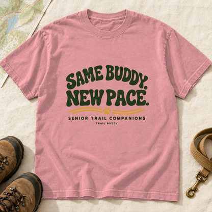 Same Buddy New Pace Senior Dog Hiking T-Shirt | Buddy Outfitters