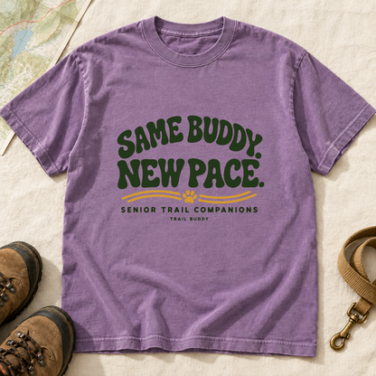 Same Buddy New Pace Senior Dog Hiking T-Shirt | Buddy Outfitters