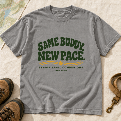Same Buddy New Pace Senior Dog Hiking T-Shirt | Buddy Outfitters