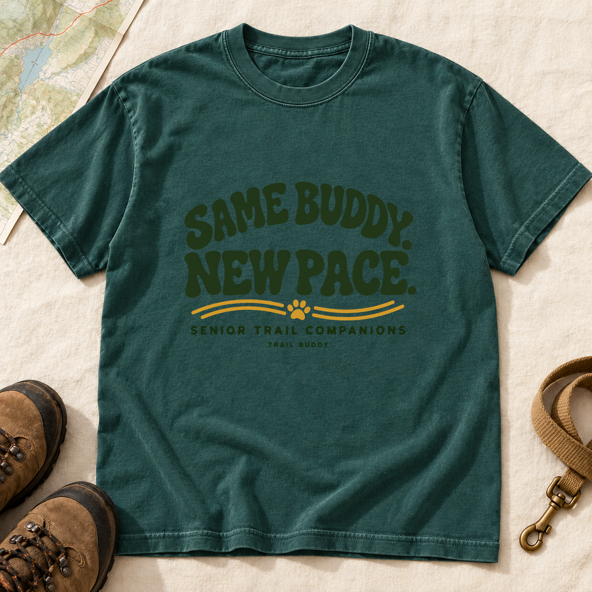 Same Buddy New Pace Senior Dog Hiking T-Shirt | Buddy Outfitters