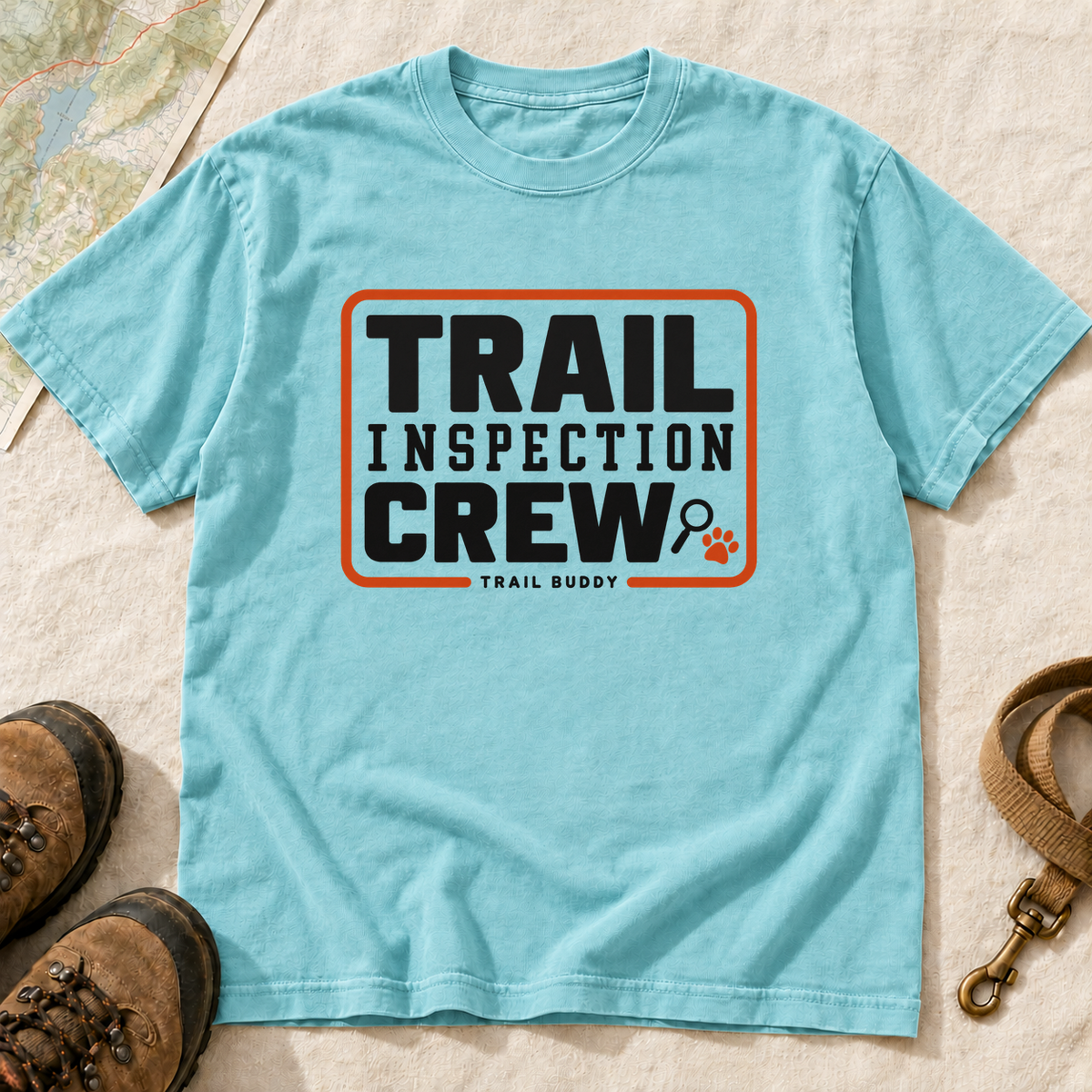 Trail Inspection Crew Dog Hiking T-Shirt | Buddy Outfitters