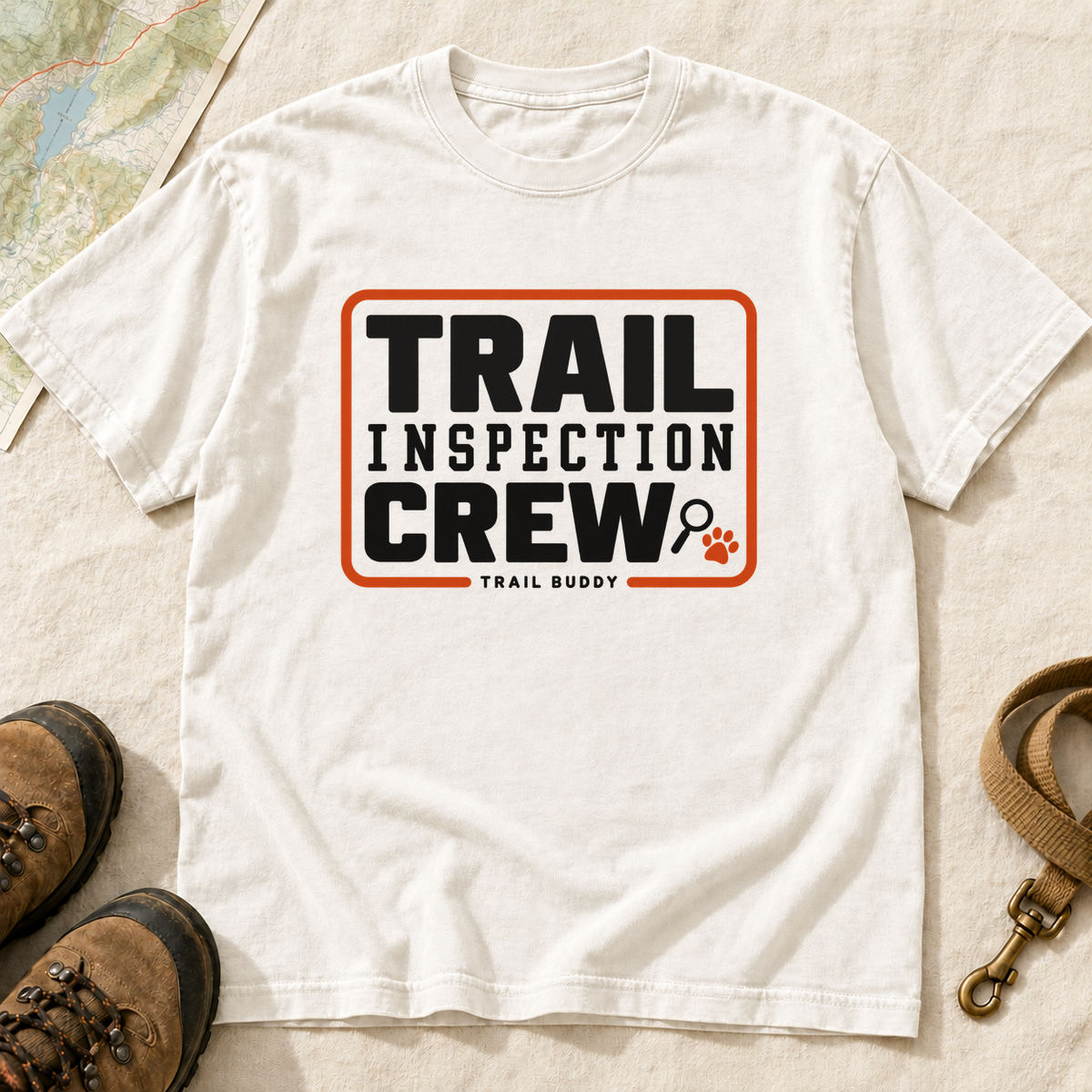 Trail Inspection Crew Dog Hiking T-Shirt | Buddy Outfitters