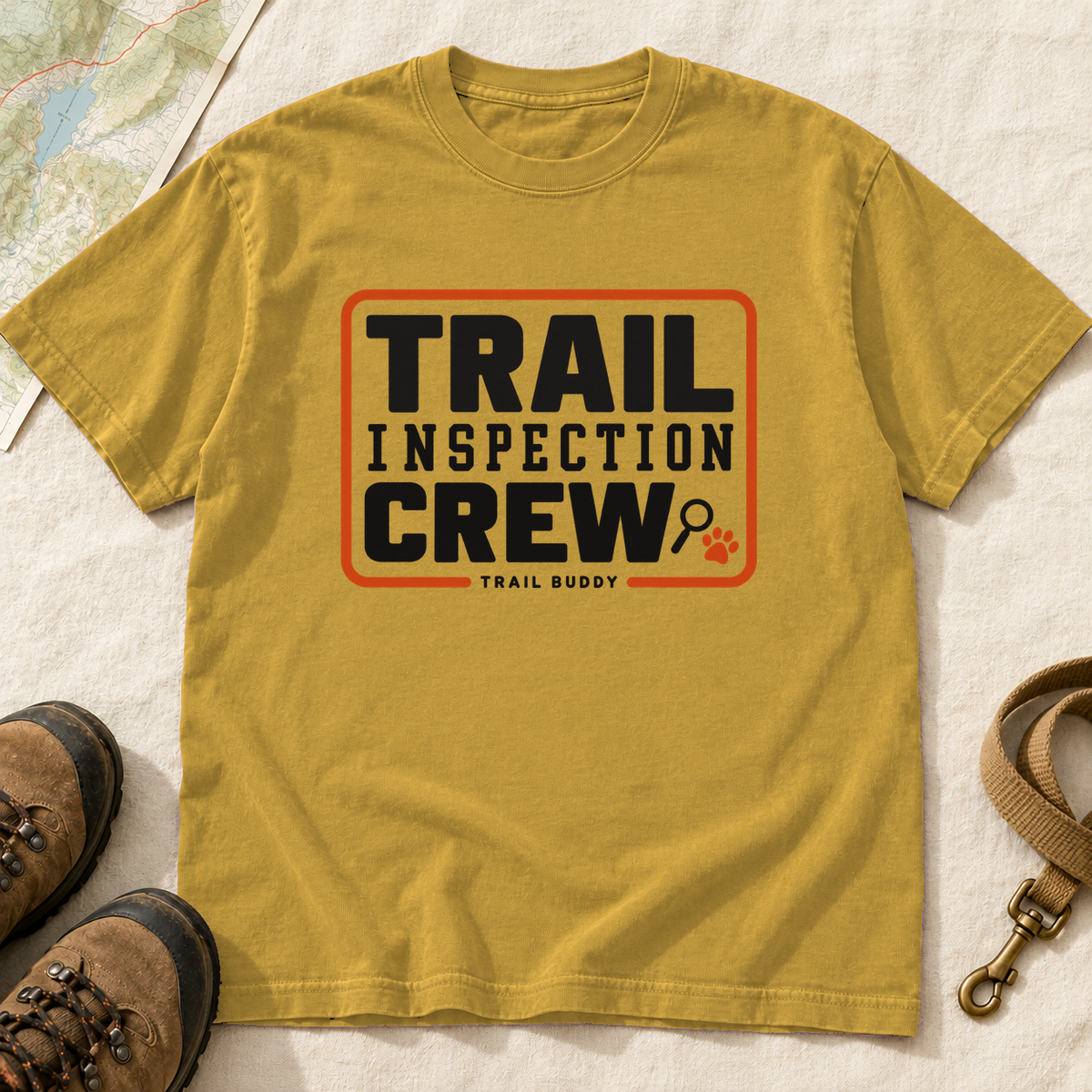 Trail Inspection Crew Dog Hiking T-Shirt | Buddy Outfitters