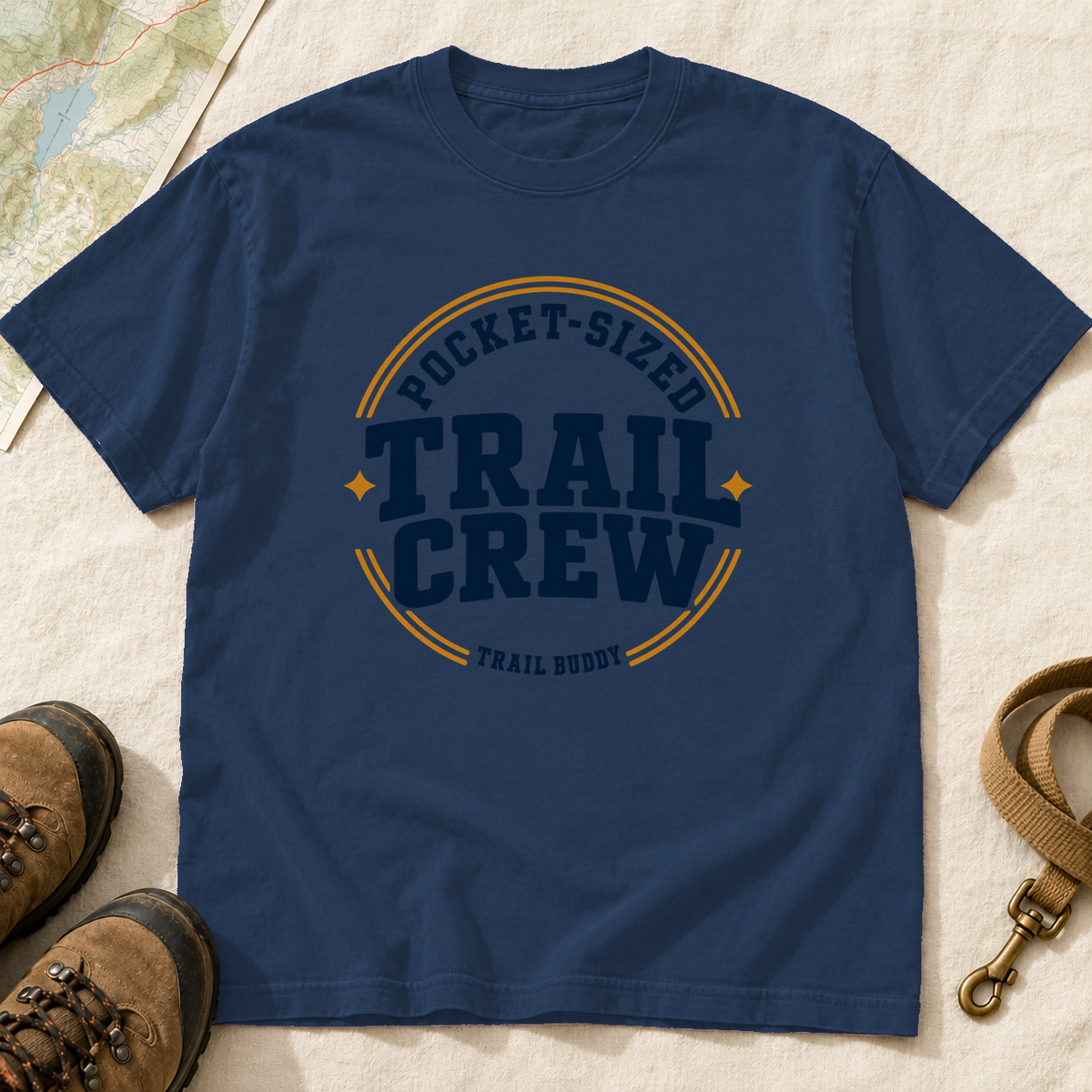 Pocket-Sized Trail Crew Dog Hiking T-Shirt | Buddy Outfitters