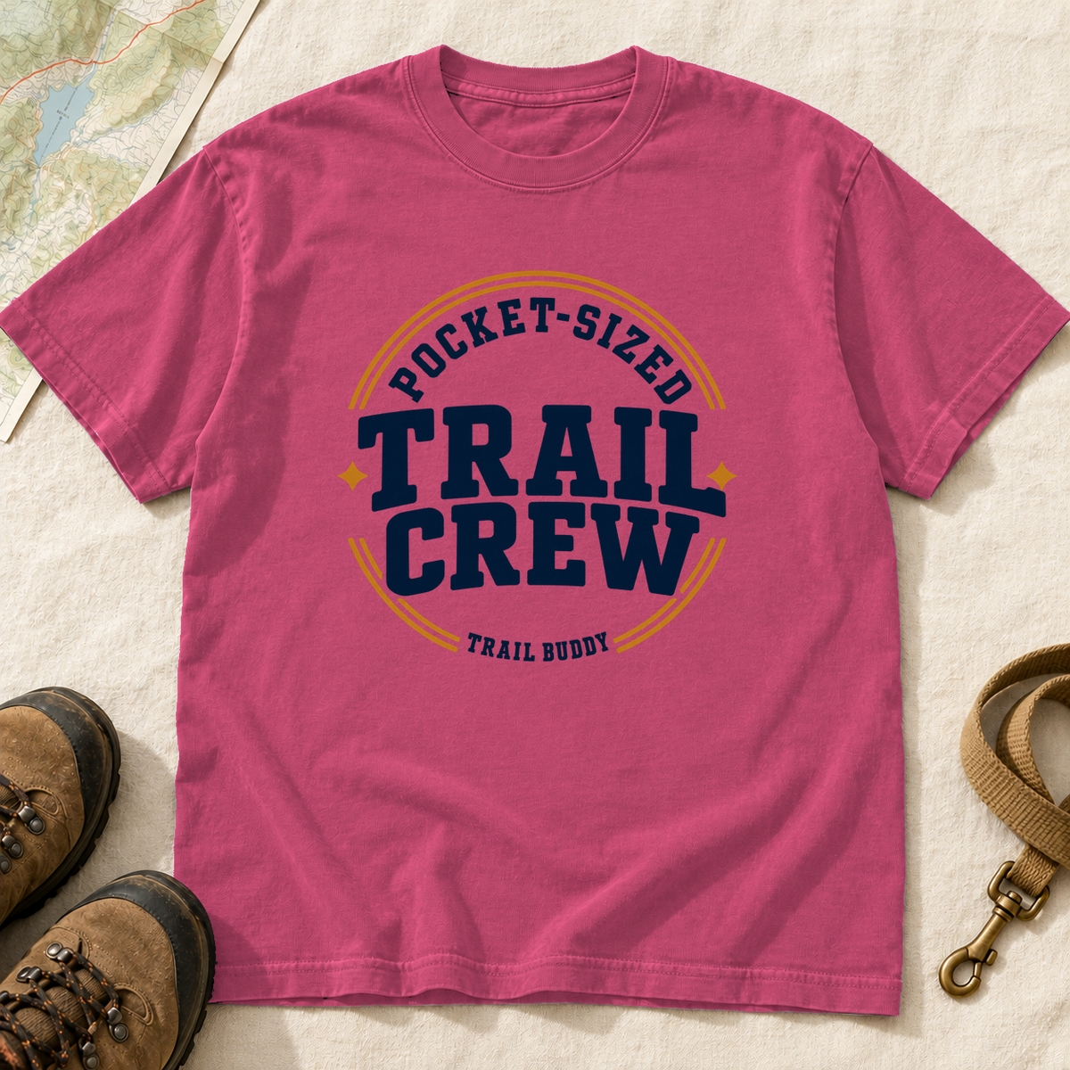 Pocket-Sized Trail Crew Dog Hiking T-Shirt | Buddy Outfitters