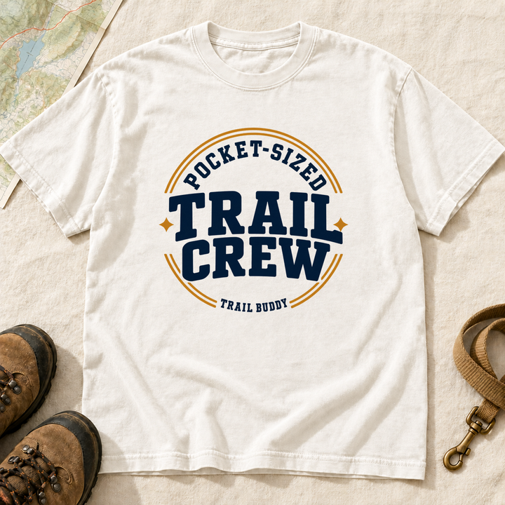 Pocket-Sized Trail Crew Dog Hiking T-Shirt | Buddy Outfitters