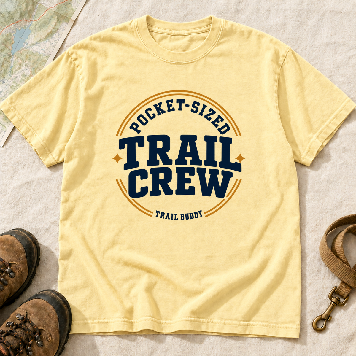 Pocket-Sized Trail Crew Dog Hiking T-Shirt | Buddy Outfitters