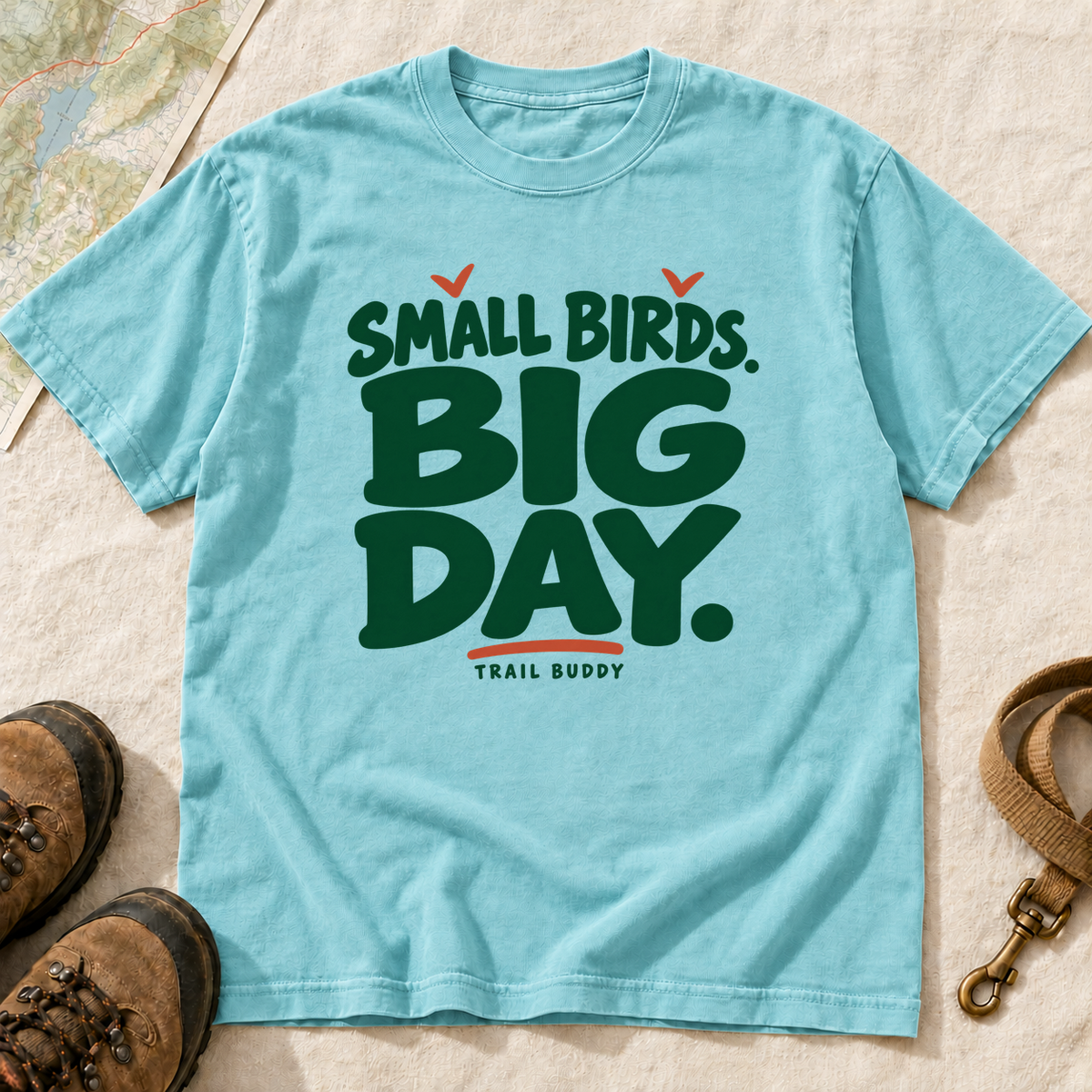 Small Birds Big Day Birding T-Shirt | Buddy Outfitters