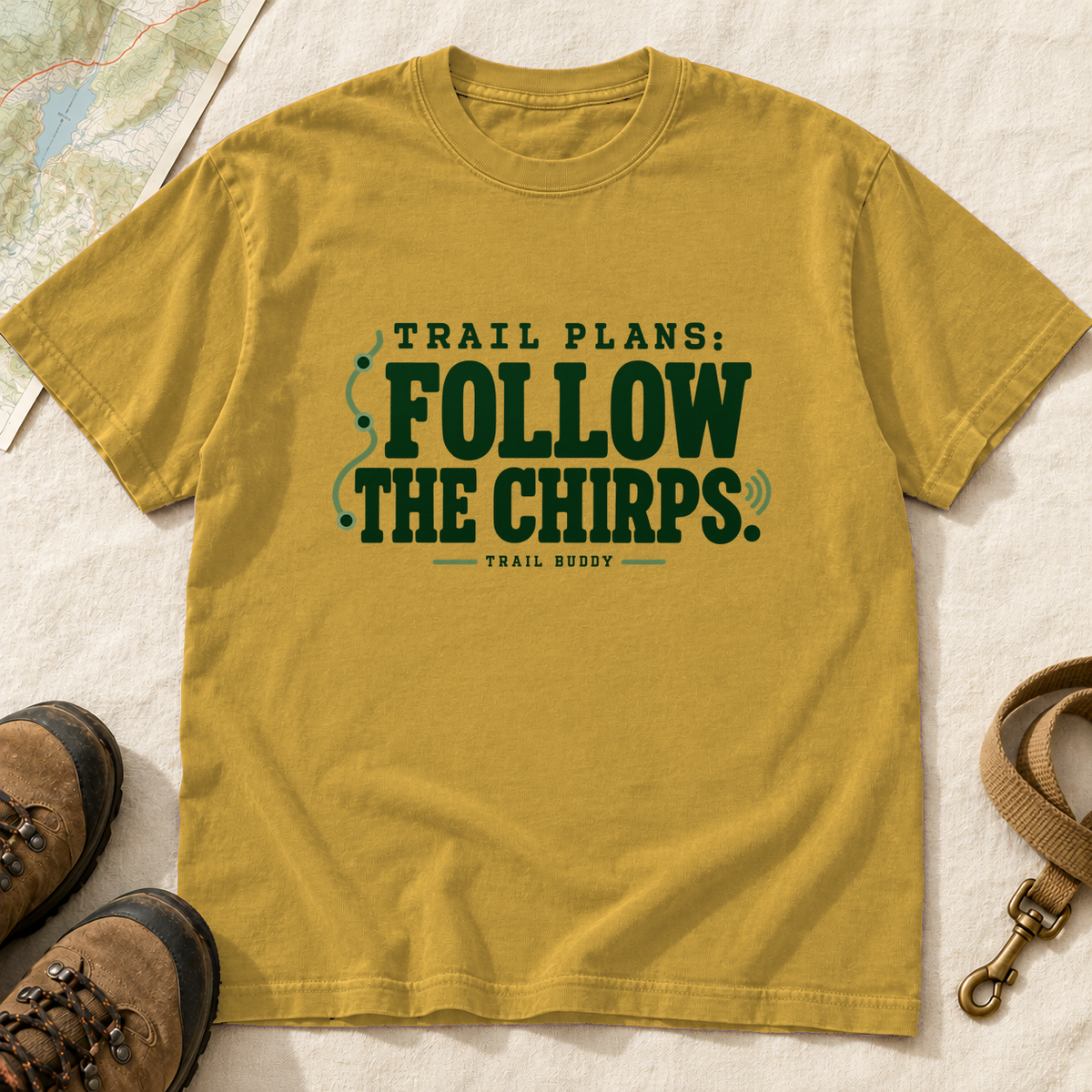 Follow the Chirps Birdwatching T-Shirt | Buddy Outfitters