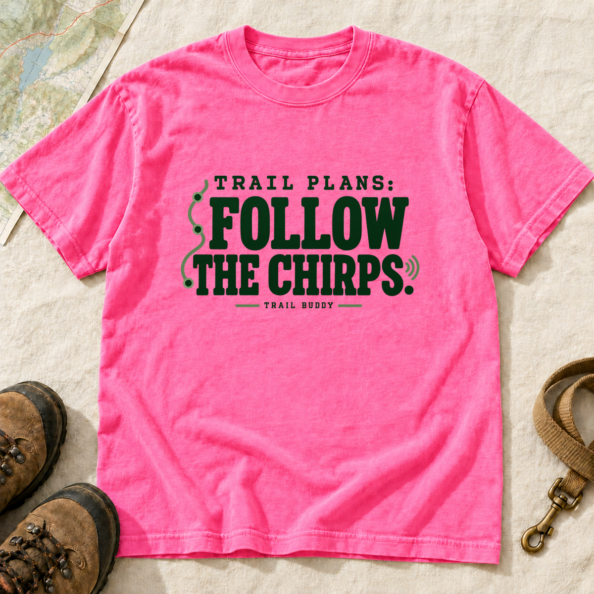 Follow the Chirps Birdwatching T-Shirt | Buddy Outfitters