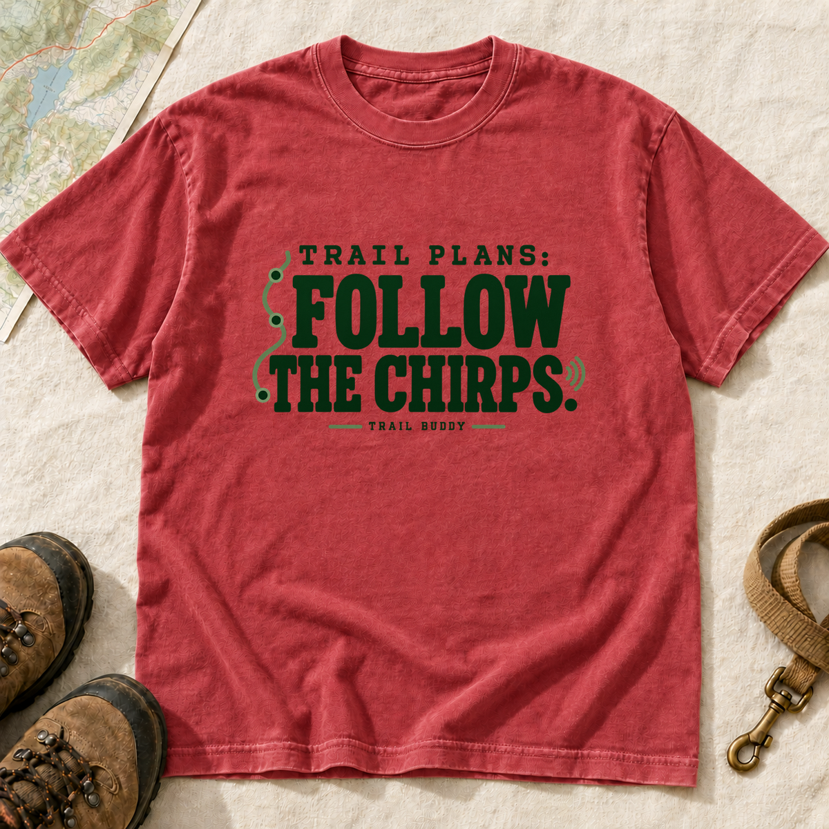 Follow the Chirps Birdwatching T-Shirt | Buddy Outfitters