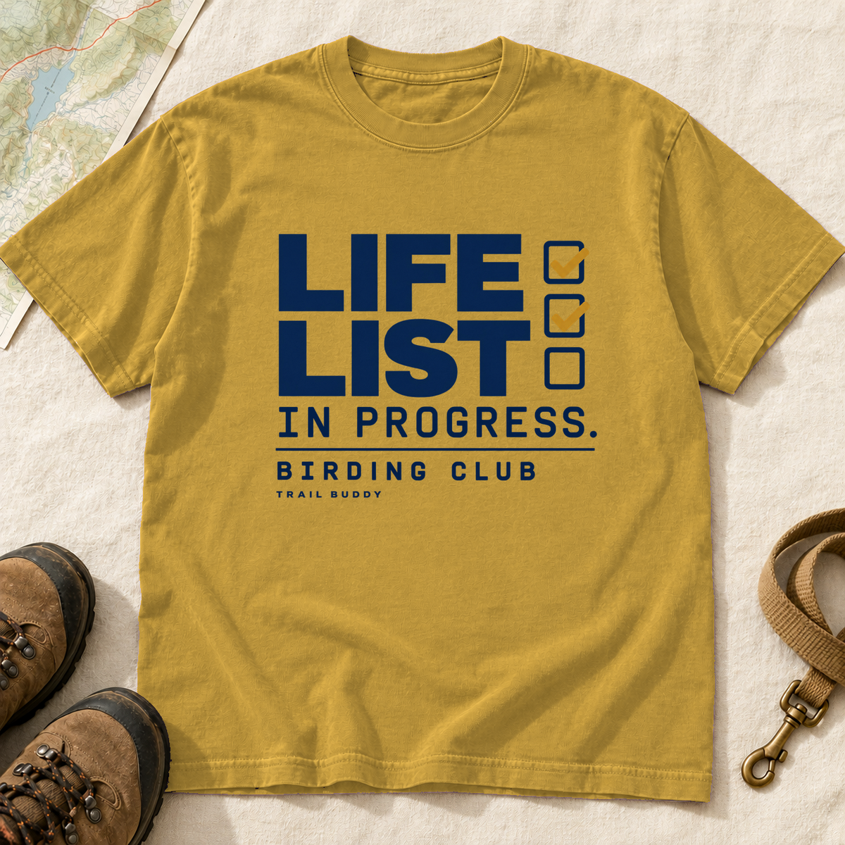 Life List in Progress Birding T-Shirt | Buddy Outfitters