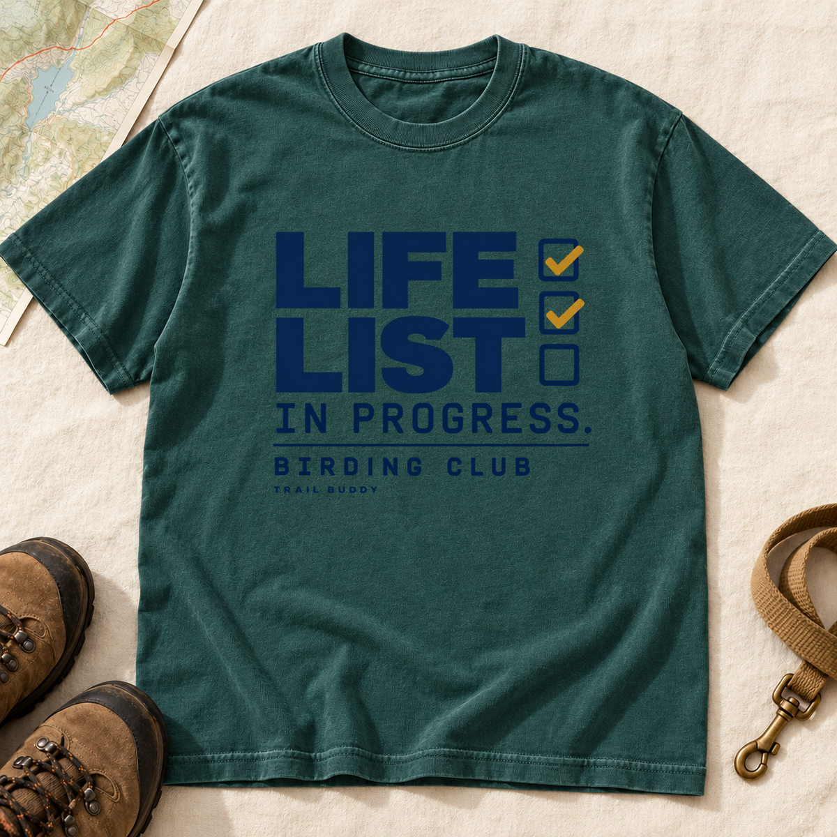 Life List in Progress Birding T-Shirt | Buddy Outfitters