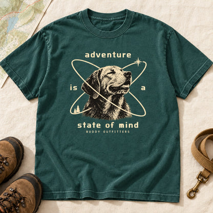 Adventure Is A State Of Mind Labrador – Blue Spruce front mockup