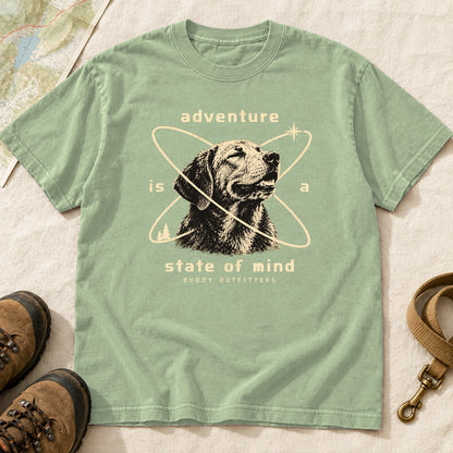Adventure Is A State Of Mind Labrador – Light Green front mockup