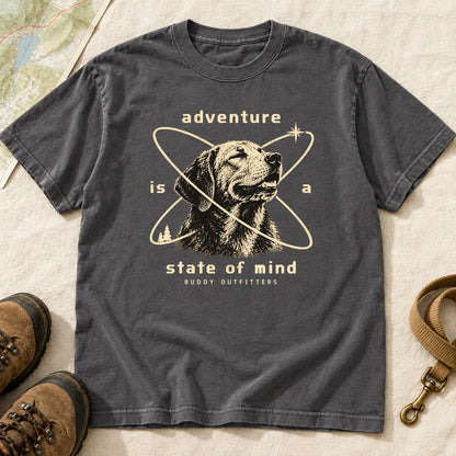 Adventure Is A State Of Mind Labrador – Pepper front mockup
