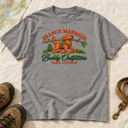 Branch Manager Dog Hiking – Grey front mockup