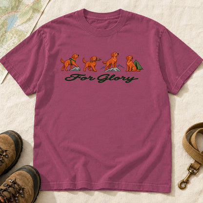 For Glory Labrador Adventure – Berry front mockup
