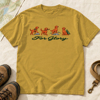 For Glory Labrador Adventure – Mustard front mockup