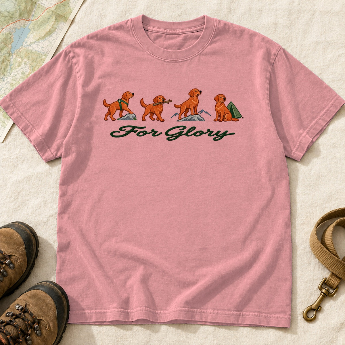 For Glory Labrador Adventure – Watermelon front mockup