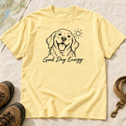 Good Day Energy Golden Retriever – Butter front mockup