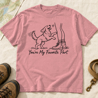 You Re My Favorite Part Girl And Dog – Watermelon front mockup