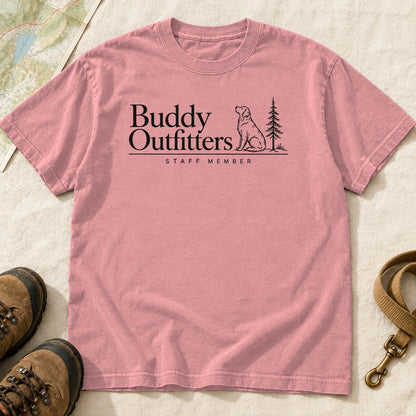 Staff Member Dog And Pine – Watermelon front mockup