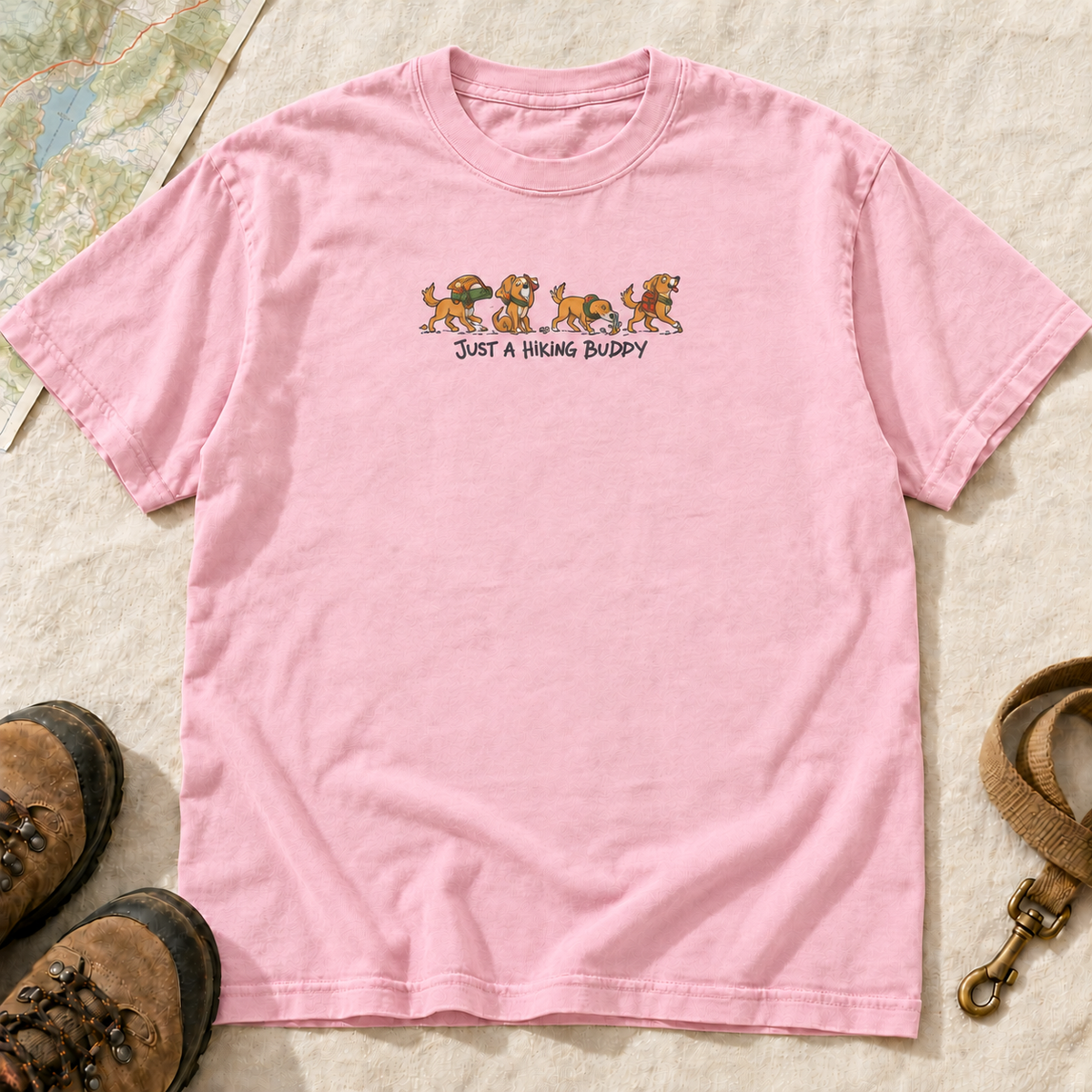 Just a Hiking Buddy Dog Graphic T-Shirt | Buddy Outfitters
