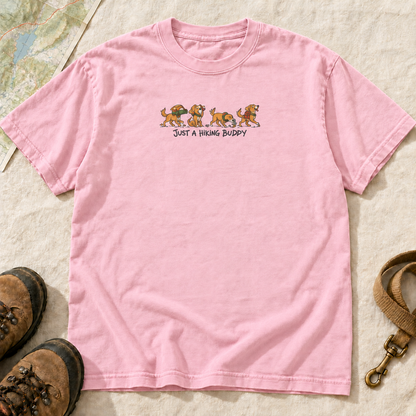 Just a Hiking Buddy Dog Graphic T-Shirt | Buddy Outfitters
