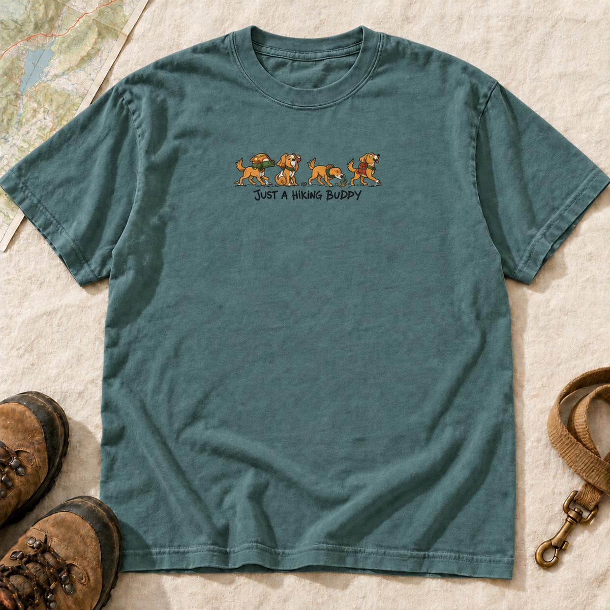Just a Hiking Buddy Dog Graphic T-Shirt | Buddy Outfitters