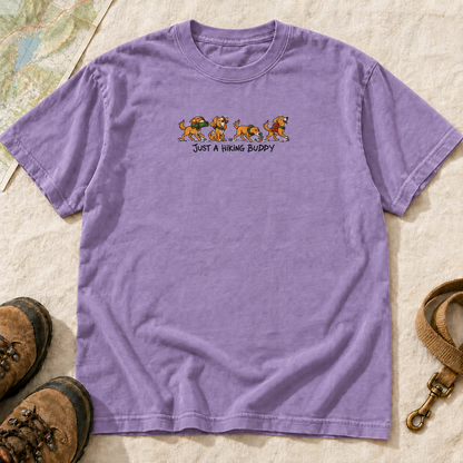 Just a Hiking Buddy Dog Graphic T-Shirt | Buddy Outfitters