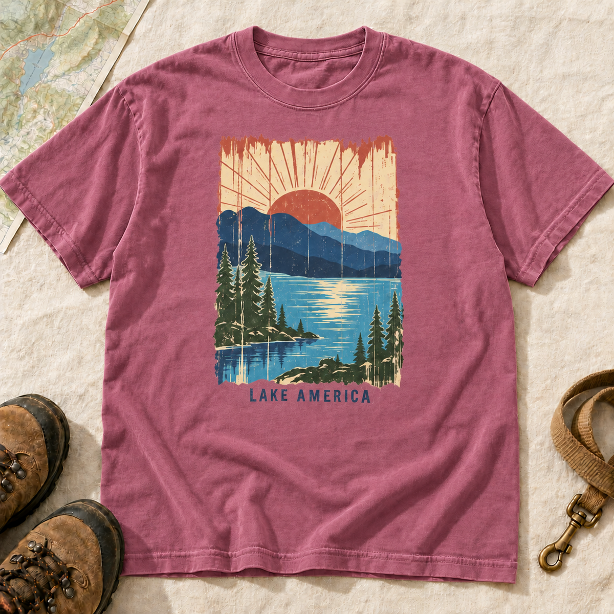 Lake America Scenic Outdoors T-Shirt | Buddy Outfitters