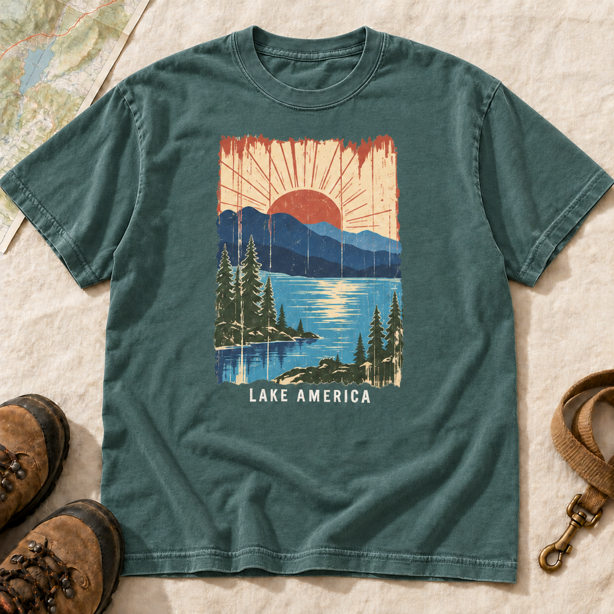 Lake America Scenic Outdoors T-Shirt | Buddy Outfitters