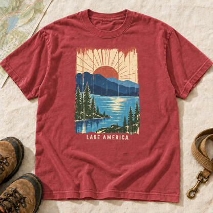 Lake America Scenic Outdoors T-Shirt | Buddy Outfitters